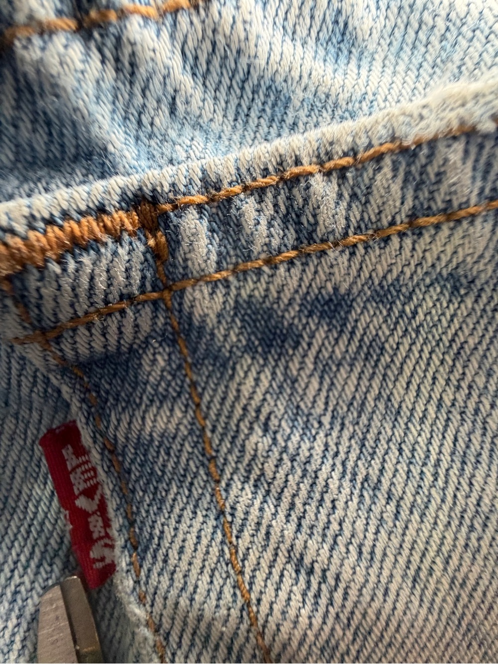 Levi's Women's Light Blue Wide Leg Jeans - Picture 9 of 12